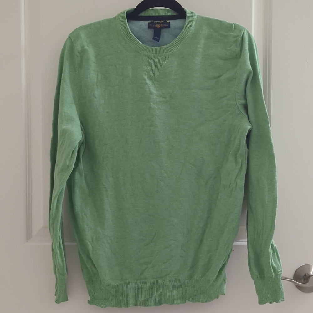 Club Room Light Green Crewneck Sweater